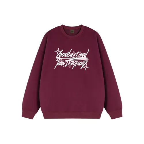 LOOX! Свитшот Унисекс Бордовый