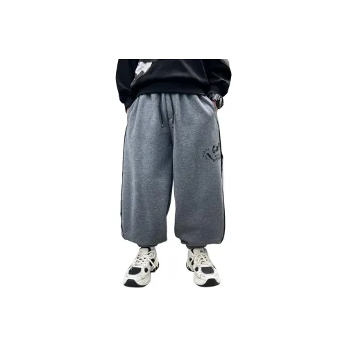 The panda is round Темный вересковый серый KIDS Брюки