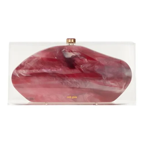 CULT GAIA Акриловый клатч Женский Белый и Павлин Розовый