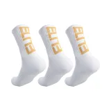 Утолщенный, противоскользящий, белый, золото [3 упаковки]