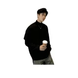 Черный с флисовой подкладкой