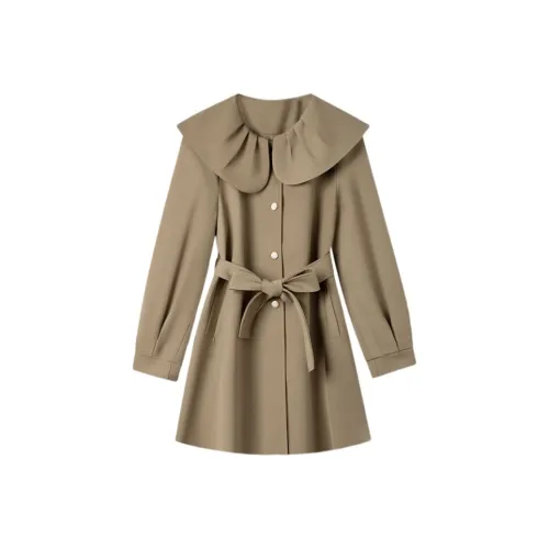 YICHEN Женская тренч-куртка