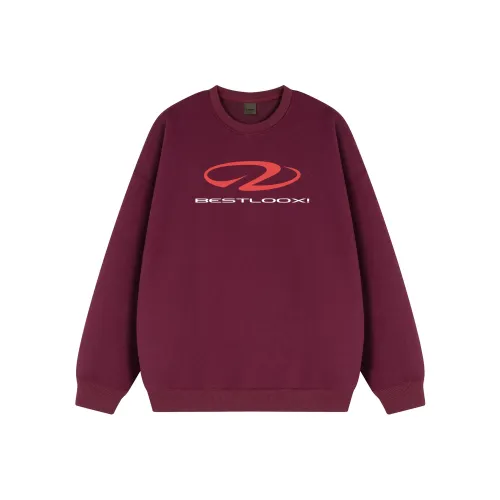LOOX! Свитшот Унисекс Бордовый