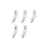 [5 пар] Белый