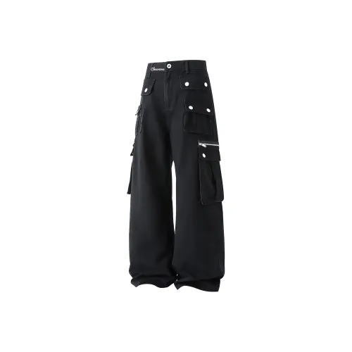 CHEER ZONE Черные Унисекс Повседневные Штаны