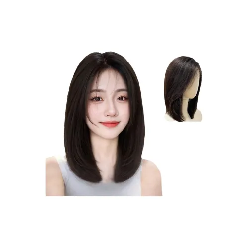 MUYAN Колбаса Полная Голова COVER Парики Для Женщин Короткие Прямые Волосы