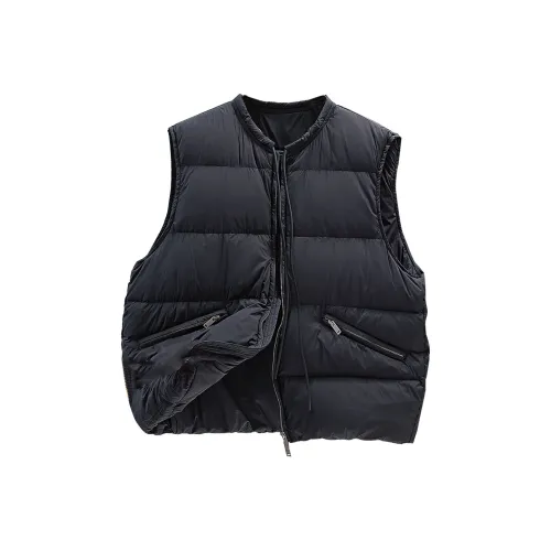 SIBAISHE Черный Женский Пуховый жилет