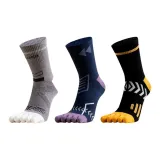 [Профессиональный Спорт · Палец Separation Сжатие] 3 упаковки - Темно-серый + Темно-синий + Черный