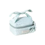 Зеленая маленькая ведрообразная сумка 16*10*9