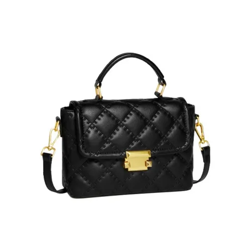 Narandu Сумка через плечо из коровьей кожи с синтетической кожей средний размер женский экрю полночный черный