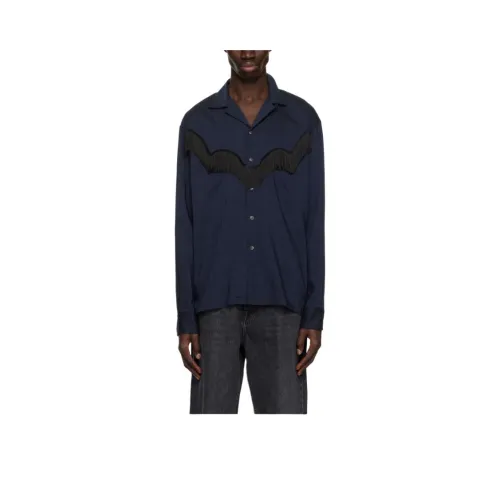 TOGA VIRILIS Морской Синий Мужская Рубашка