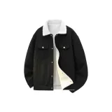 Черный с флисовой подкладкой