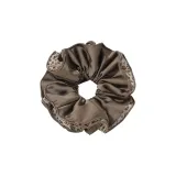 Светлый леопард с принтом - резинка для волос