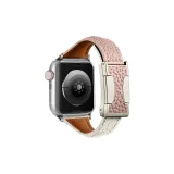 Розовый и Бежевый [Маленькая круглая подвеска, магнитная застежка]