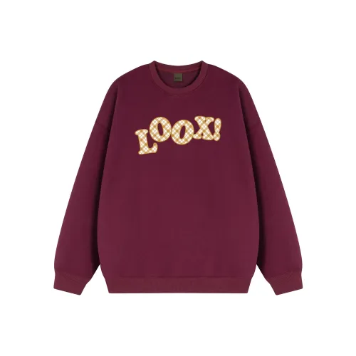 LOOX! Свитшот Унисекс Бордовый
