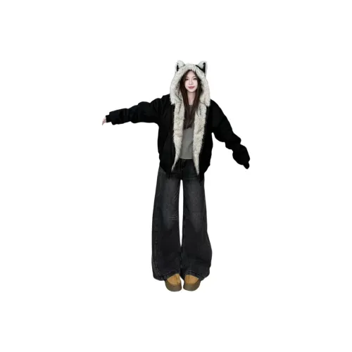 SRCG Черный Унисекс Пуховики