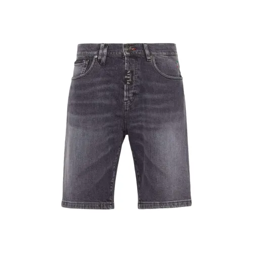 PHILIPP PLEIN Джинсовые шорты Мужские Черные