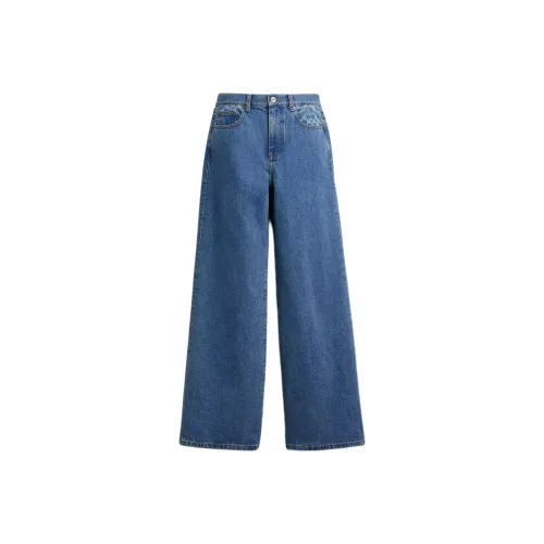 COACH Blue Women's Jeans COACH Синий Женские Джинсы