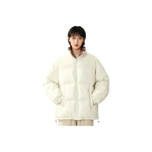 PODGORNOI Бежевый С подарками Съемный Металл Этикетка Мужской Пуховики