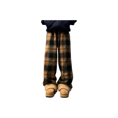 XUBAIHUO Черные унисекс хлопковые брюки