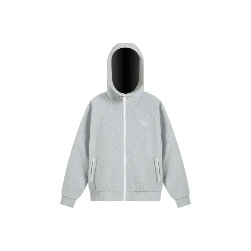 NELY Светло-серый унисекс свитшоты