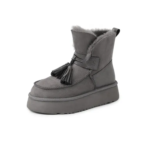 ZUOMILUO 13cm Сноубутсы Женские