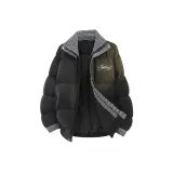 Чёрный, белый, клетка, серебряный, кожа