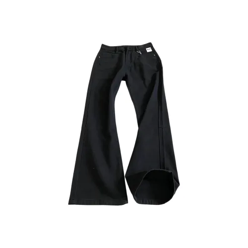 BLACK AT Черные Унисекс Джинсы