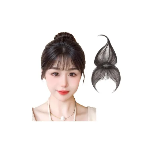 MUYAN Новая шерсть Рюш Перука с прямым волосами PIECES Женская Естественный Мокко Короткий Волосы