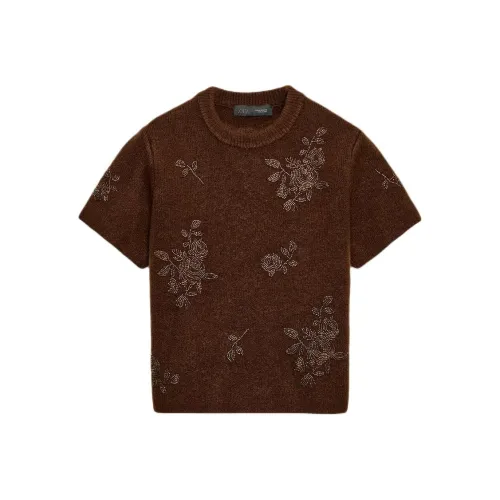 ZARA Collaboration Коричневый Женский Трикотаж