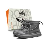 Серый с флисовой подкладкой