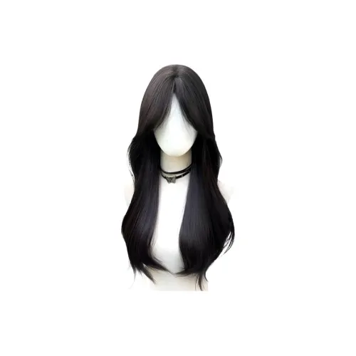 LIANXIANGKE Элегантность Завивка Мягкий Lazy Wavy Искусственные Волосы с Боковой Стороной Полная Перука для Головы Высокотемпературная Пряжа