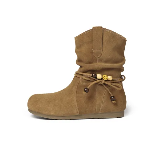 TRANOI Плиссированные ботинки-ботильоны с обхватом 1,5 см женские