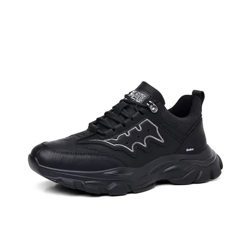 Bake Толстая подошва Низкий топ Черный Мужской