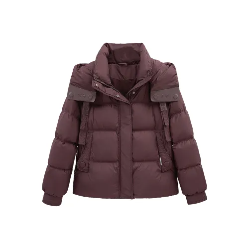 SIBAISHE Анкора Красный Женский Пуховик