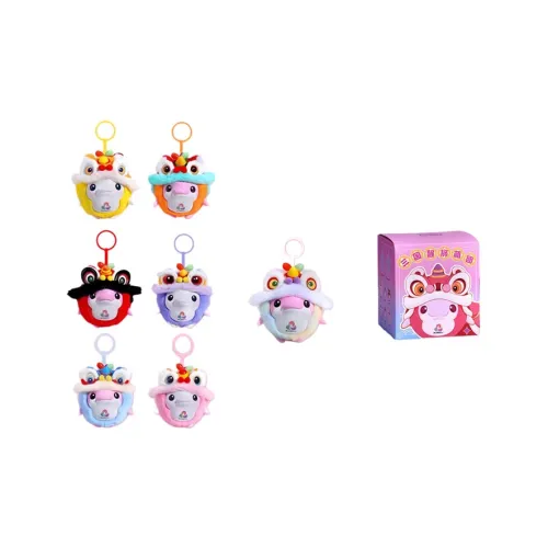 FANSEN Пятнадцатые Национальные Игры Талисман Лев Кукла Сувениры и украшения Сувенир Слепые коробки