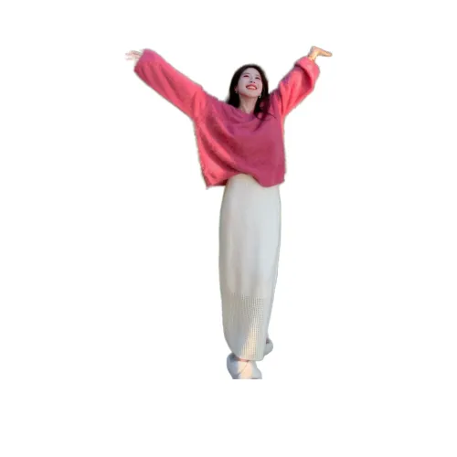 VENICEW Розово-красный Включая VN Бренд Наклейка Женские Трикотаж