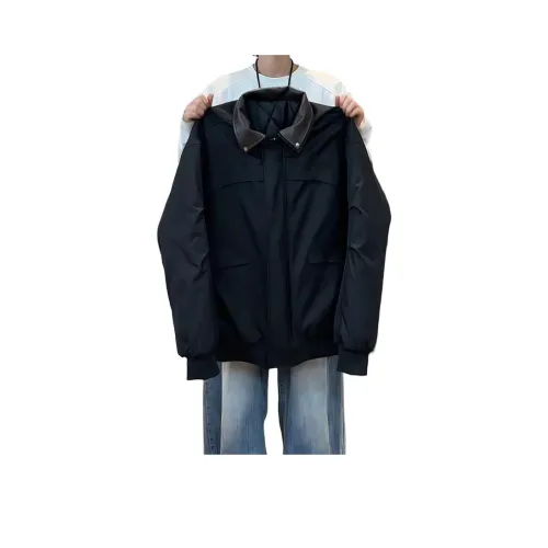 LEONBINNO Темно-синий синий унисекс пуховики