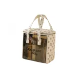 Утолщенная ванная сумка цвета экрю