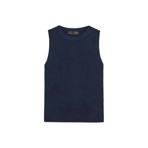 ZARA Collaboration Морской Синий Женские Майки