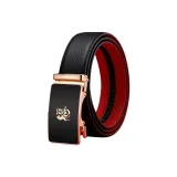 Лошадь Год Удачи Черный Красный [Двусторонний, Лицевая коровья кожа] Коробка + Сумка для покупок