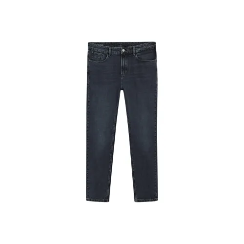 Massimo Dutti Темно-синий Мужской Джинсы