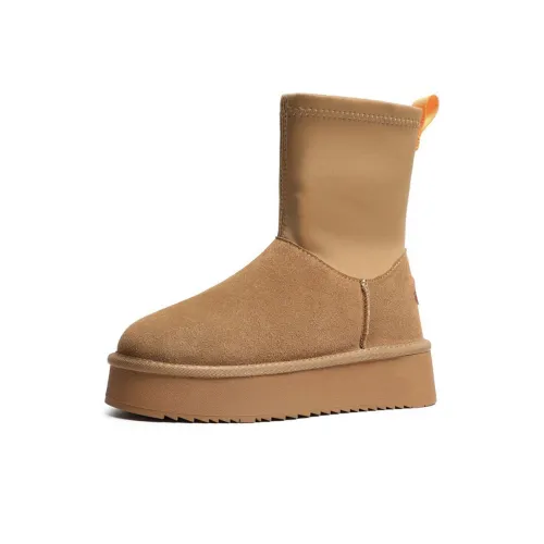 URBAN AUTHENTIC Теплые Износостойкие Противоскользящие покрытые носки Crew Сноубутсы Женские