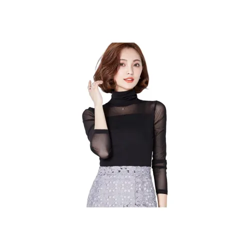 Langqing Женские Шифоновые Рубашки