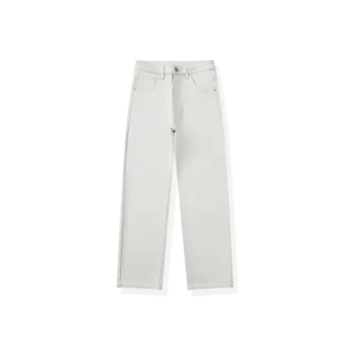 UKTK Белый Унисекс Джинсы