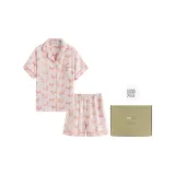 Апельсин-тонированный такса, короткий, зеленая коробка