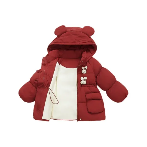 RHOBESAM Маленький крышка для горшка 2550 Маленький кролик Хлопковый пуховик Красный дошкольные утеплённые куртки