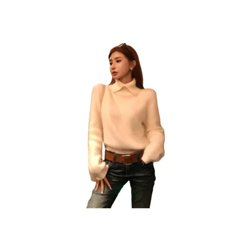 VENICEW Белый (В комплекте с наклейкой бренда V) Женский трикотаж