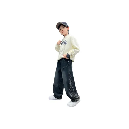 Marcolor Флисовая подкладка штаны школьный возраст джинсы