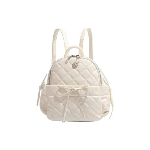 Jade En Plus ПУ (полиуретан) Рюкзак Женские Молочный Белый Персиковый Розовый